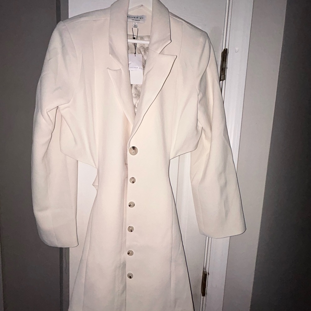 Current Air Cream Blazer dress